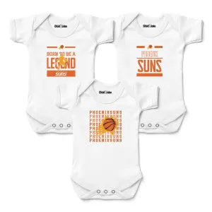 Phoenix Suns 3-Pack Bodysuits