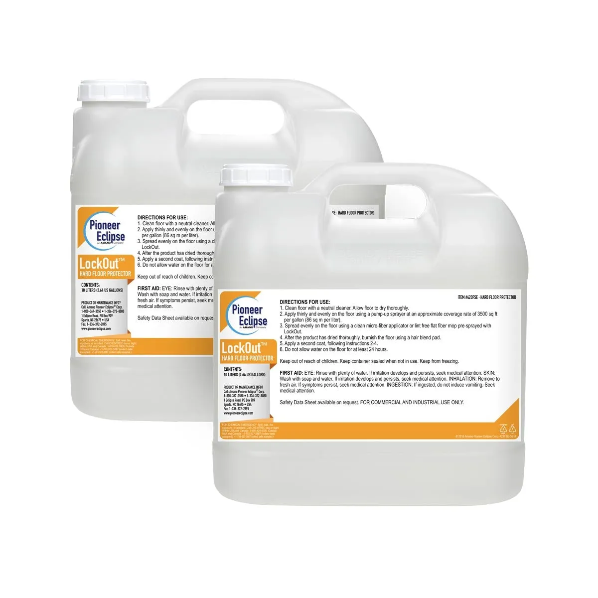 Pioneer Eclipse LockOut™ Hard Floor Hardener & Protector (1 Gallon Bottles) - Case of 5