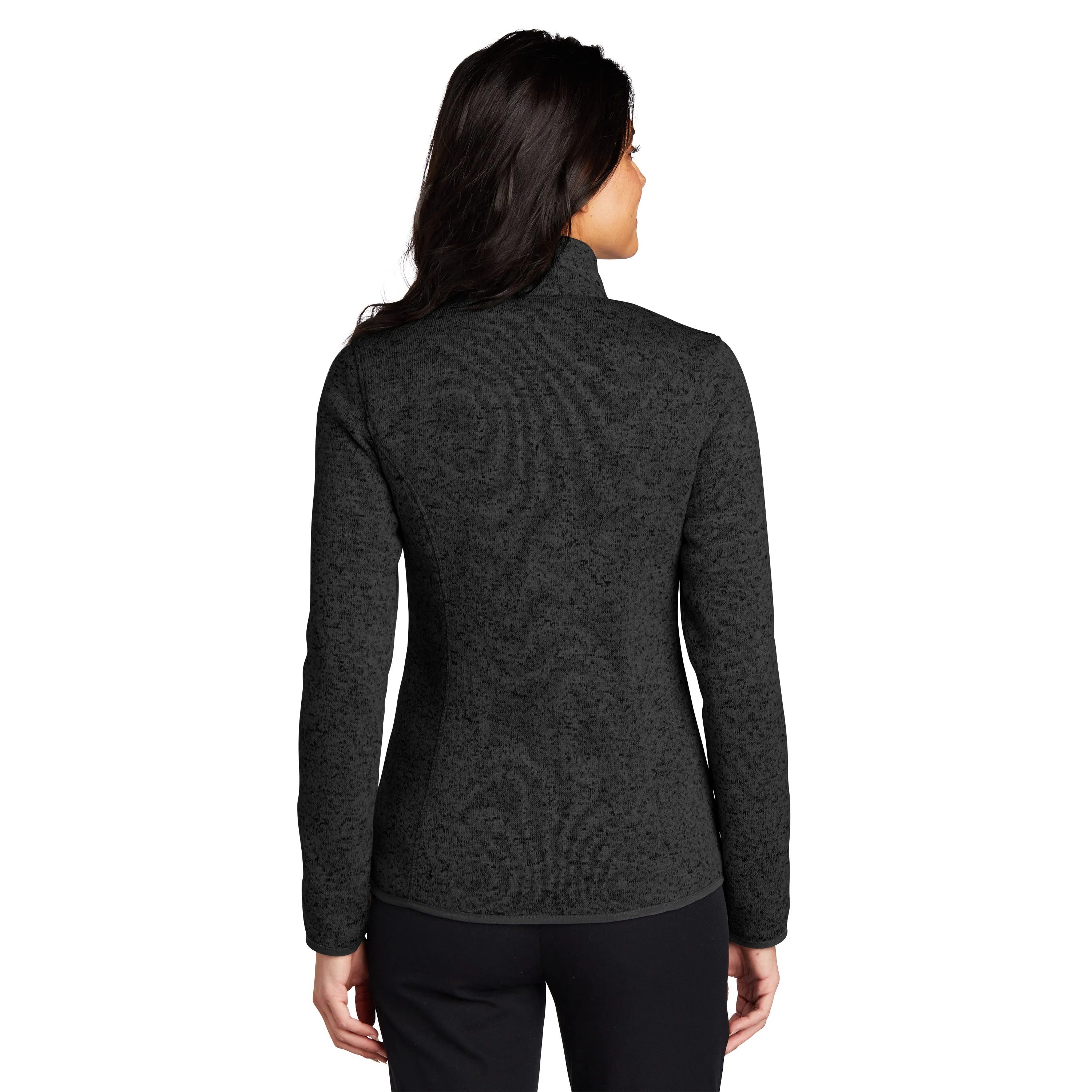 Port Authority Ladies Sweater Fleece Jacket