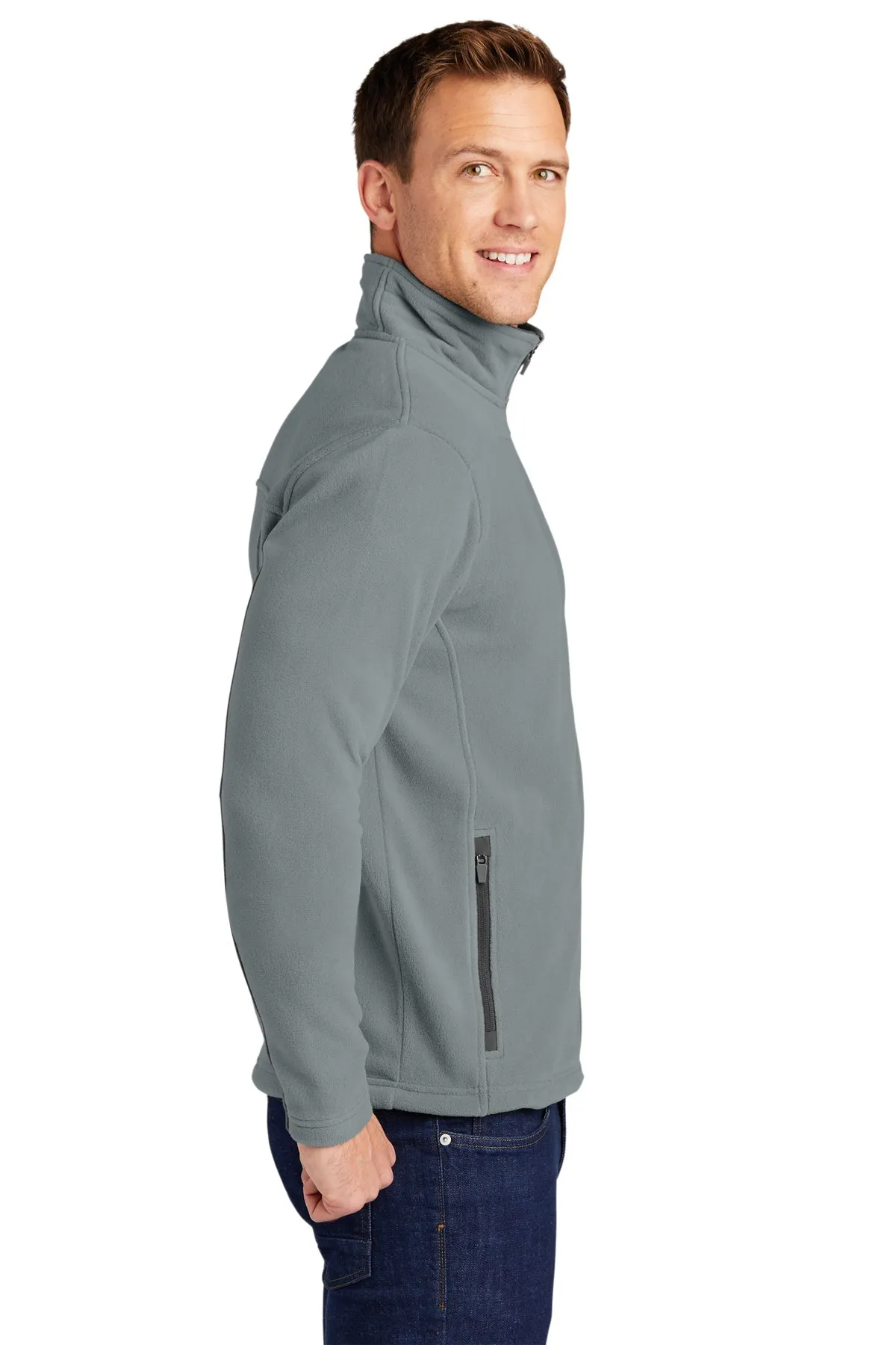 Port Authority Summit Fleece Full-Zip Jacket, Frost Grey/ Magnet [Ken Anderson Alliance]