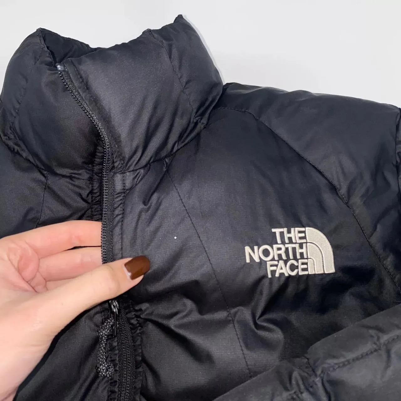 Preowned The North Face Phlego Mens Puffer Synthetic Jacket Size L Black Genuine TNF