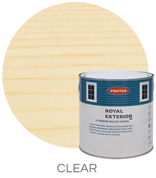 Protek Royal Exterior Wood Finish in Clear