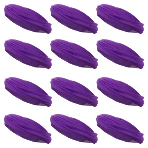 Purple Neck Gaiter Headbands - 12 Pack