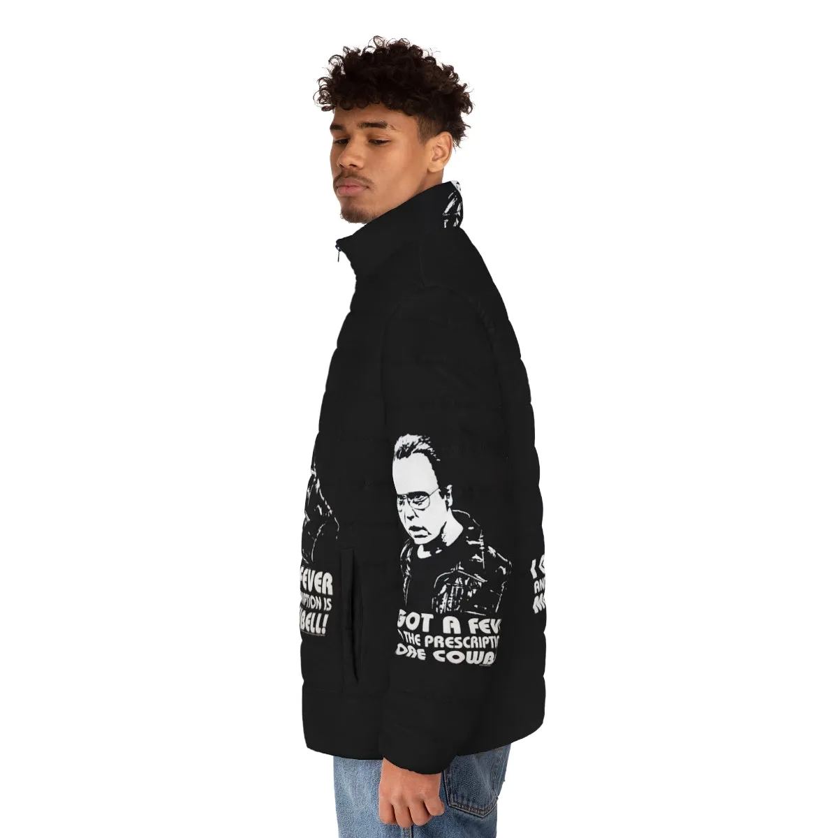 "I Got a Fever" Puffer Jacket - Meme-Inspired Outerwear