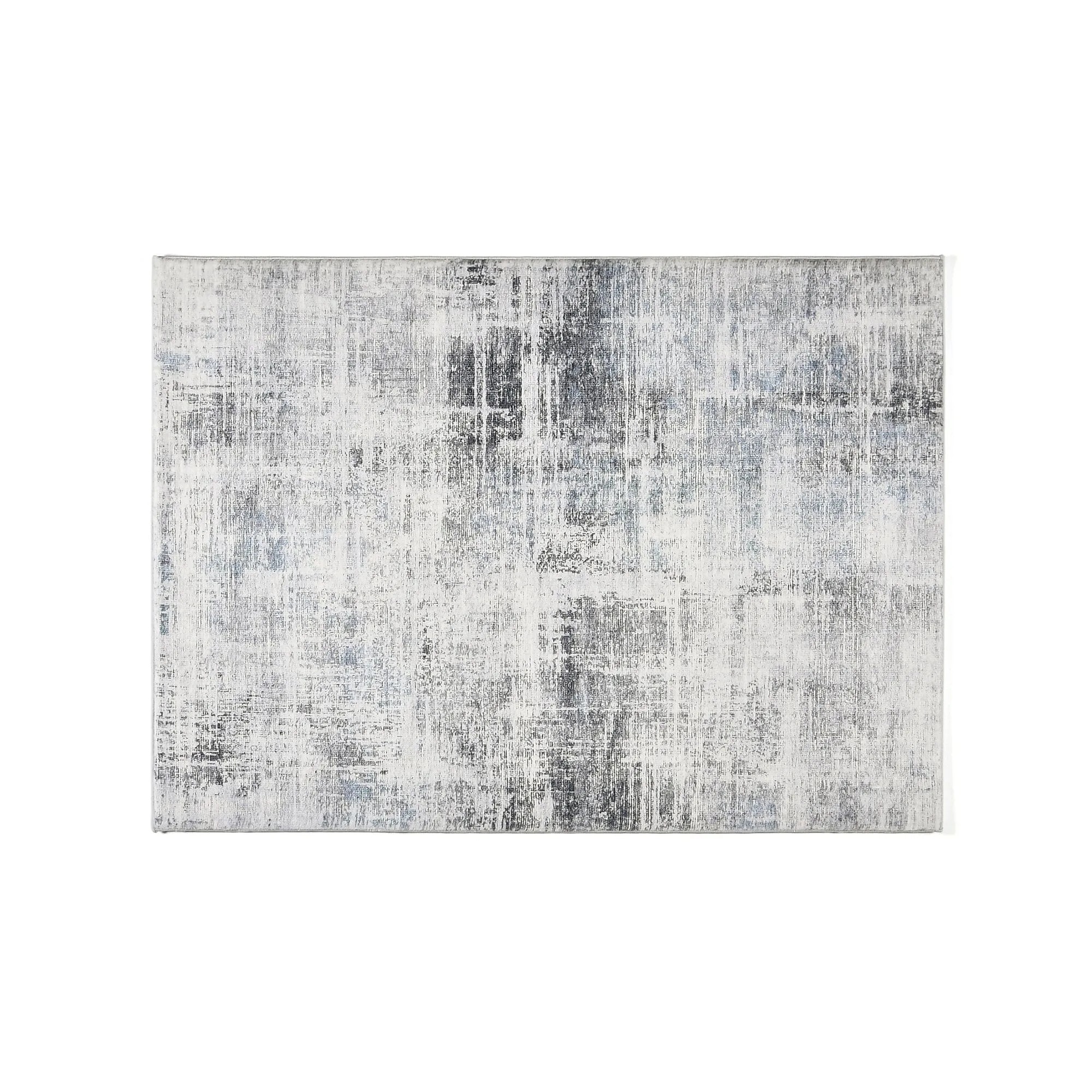 Rich Fur Print Rug Grunge S Grey