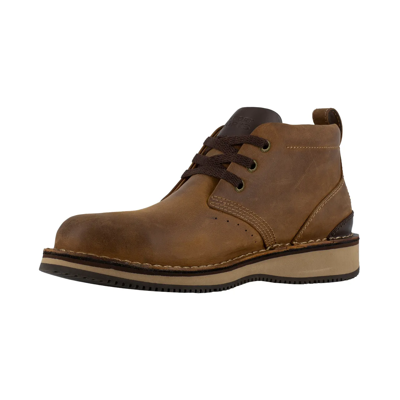 Rk2801 Men's Beeswax Brown Lace-Up Chukka