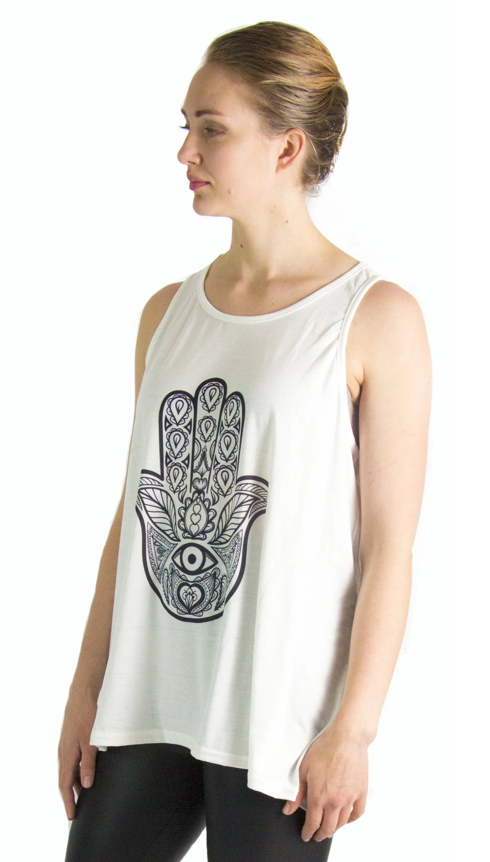 Sakkas Juliana Womens Summer Sleeveless Tank Top Printed Dashiki Jersey Knit