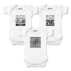 San Antonio Spurs 3-Pack Bodysuits