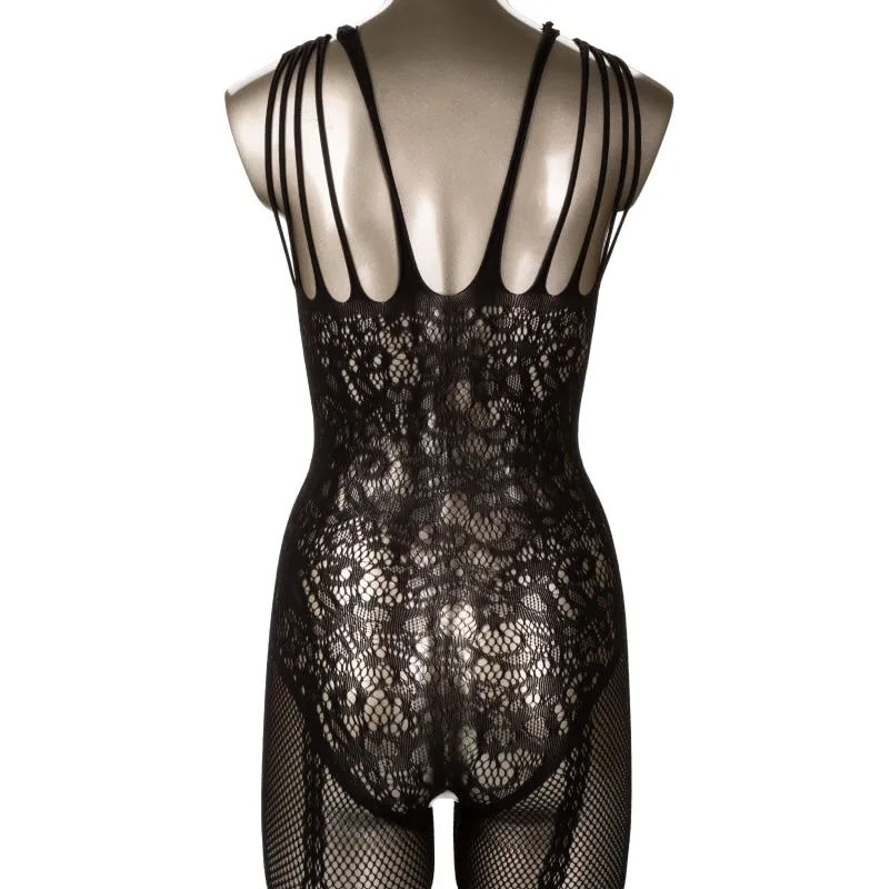 Scandal Plus Size Strappy Lace Body Suit