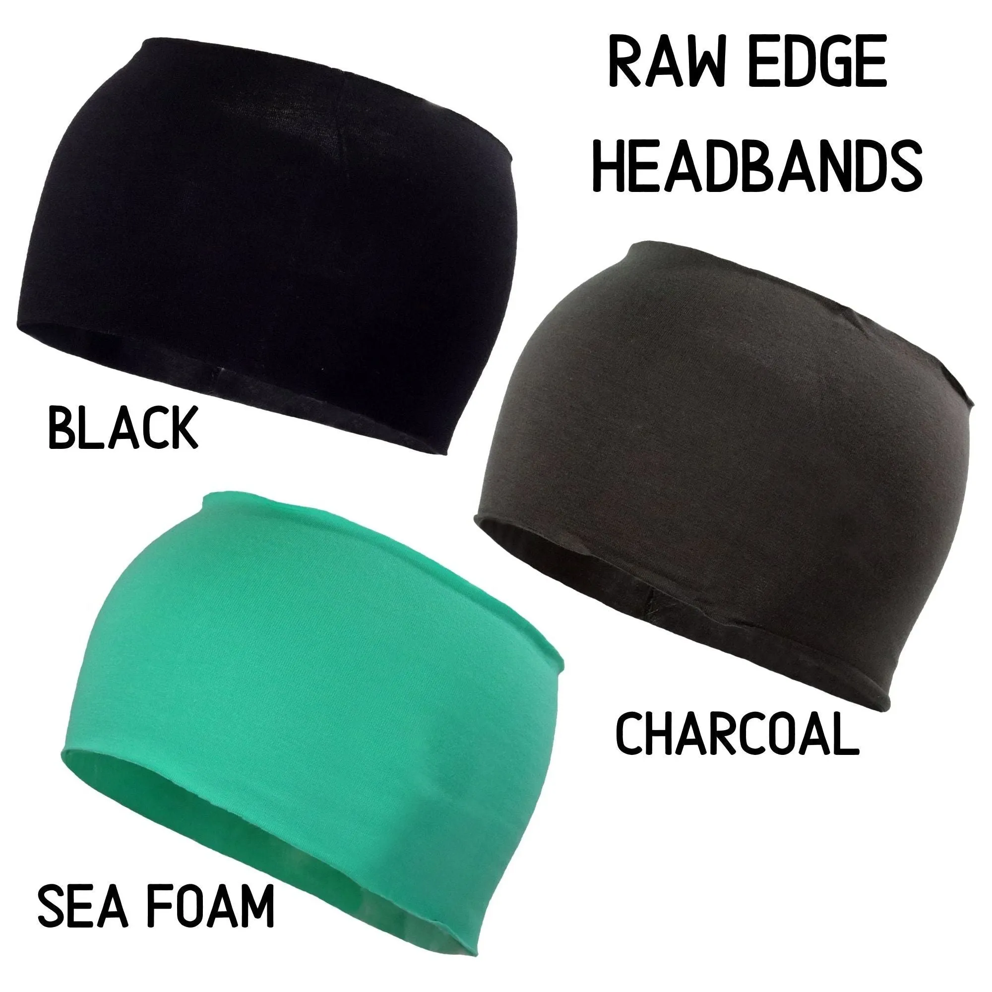 Sea Foam Raw Edge Headband