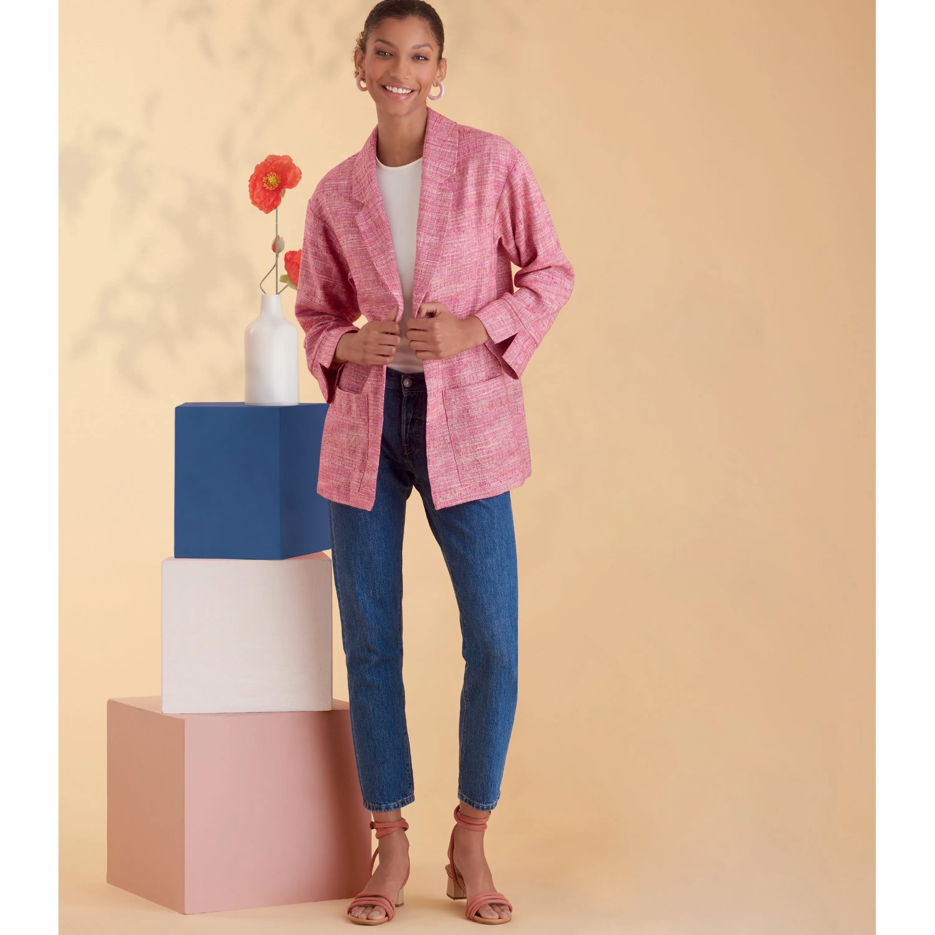 Simplicity Sewing Pattern S9468 Misses' Easy Unlined Jacket