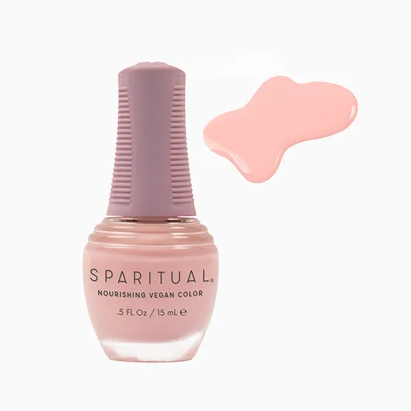 Sparitual Nourishing Lacquer Polish - Breath Of Joy - Pink Creme - 15ML