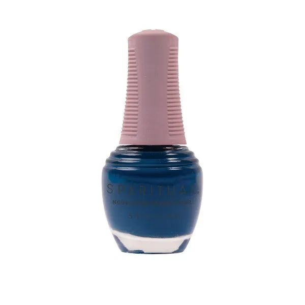 Sparitual Nourishing Lacquer Polish - Divine Light - Cobalt Blue Creme - 15ML