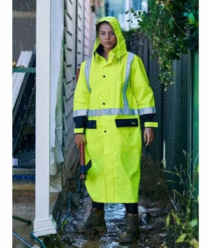 Taped, Hi Vis, Long Rain Coat