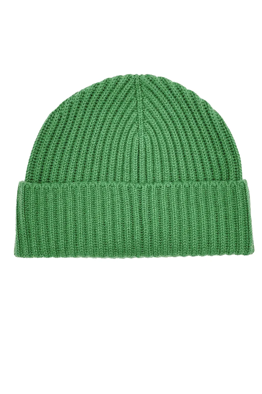 THE CLASSIC RIBBED BEANIE | Pagoda green