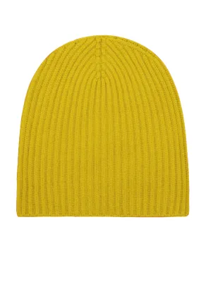 THE CLASSIC RIBBED BEANIE | Turmeric