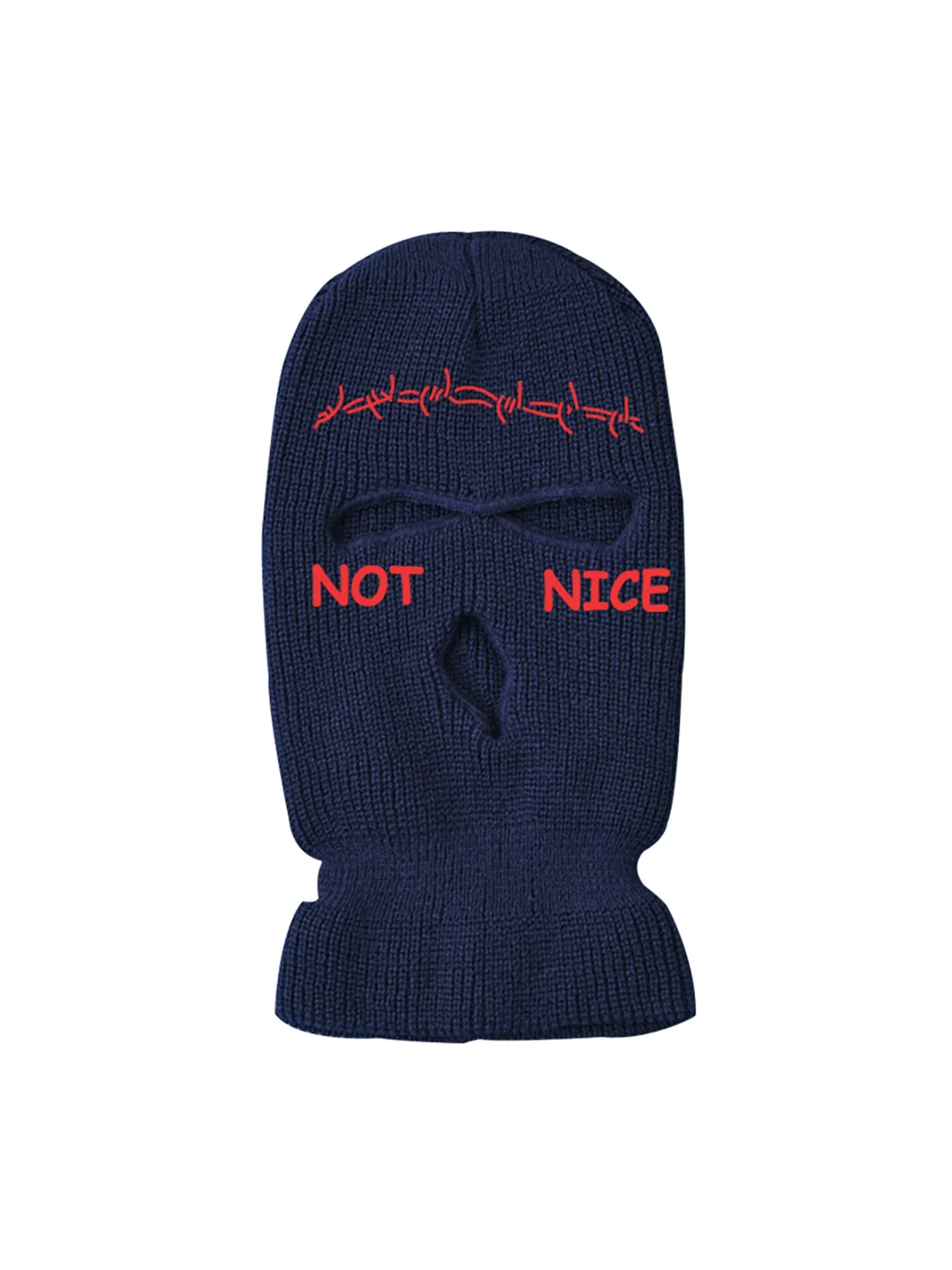 Thesupermade Retro Hip-hop Fun Knitted Balaclava