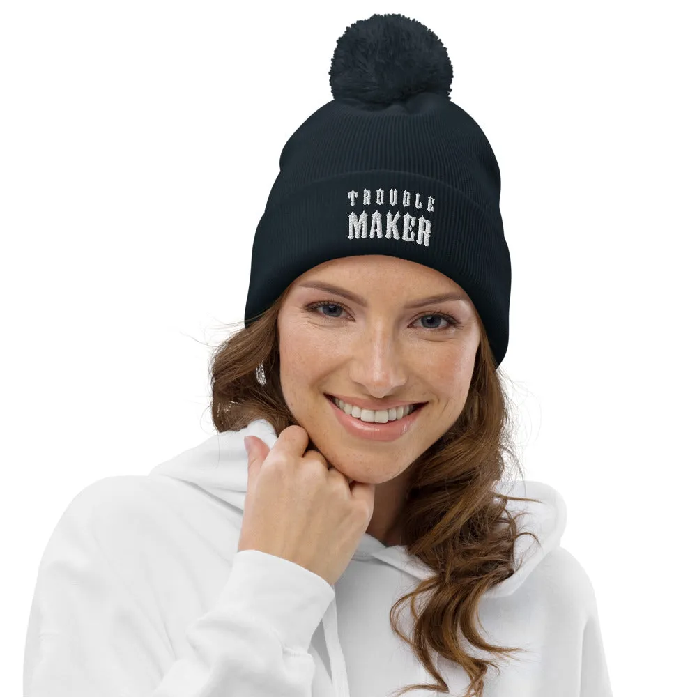 TROUBLE MAKER  POM POM BEANIE