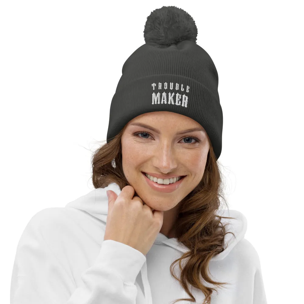 TROUBLE MAKER  POM POM BEANIE