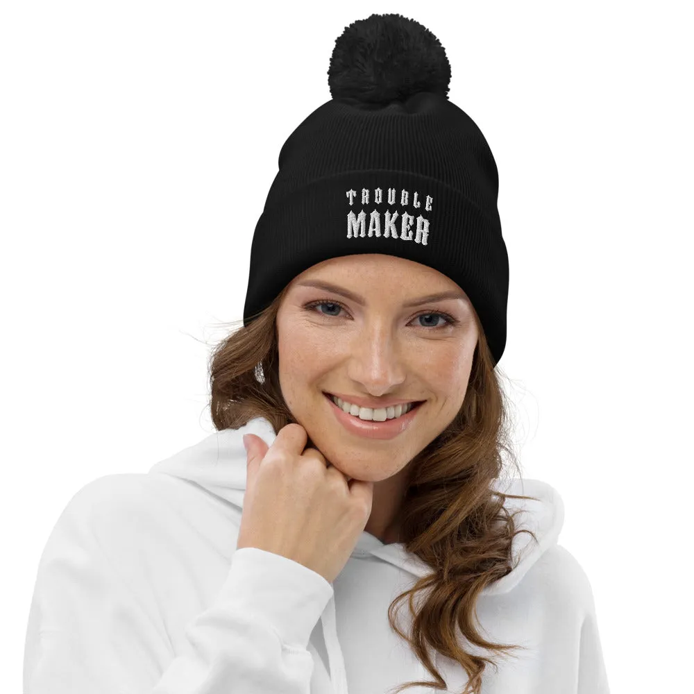 TROUBLE MAKER  POM POM BEANIE