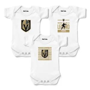 Vegas Golden Knights 3-Pack Bodysuits