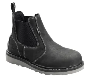 Wedge Black Soft Toe PR EH WP 6" Chelsea Work Boot